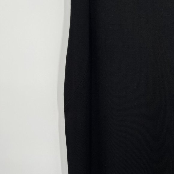 Quince Women’s Black Tencel Jersey Tank Maxi Dress sz S NWT Side Slit Sleeveless - Picture 5 of 10